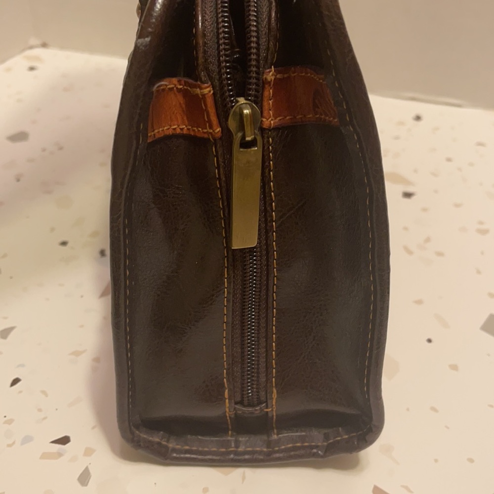 Wester Multi Texture Embossed Leather Patchwork S… - image 3